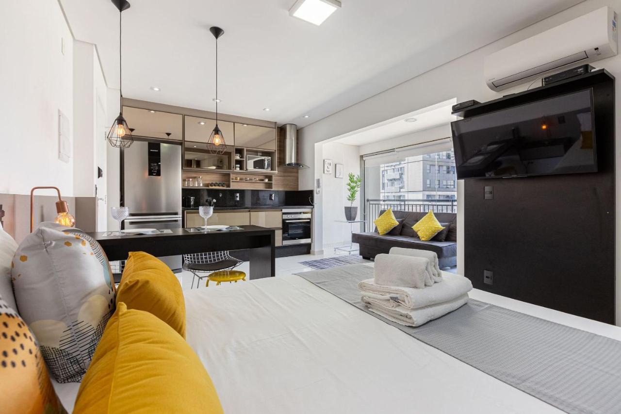 Easy Star - Studio Amplo E Confortavel No Campo Belo - Np01G Daire Sao Paulo Dış mekan fotoğraf